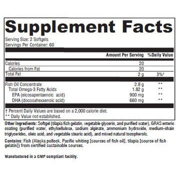 Lewis Family Fish Oil (120 softgels) - LewisNaturalStore.com